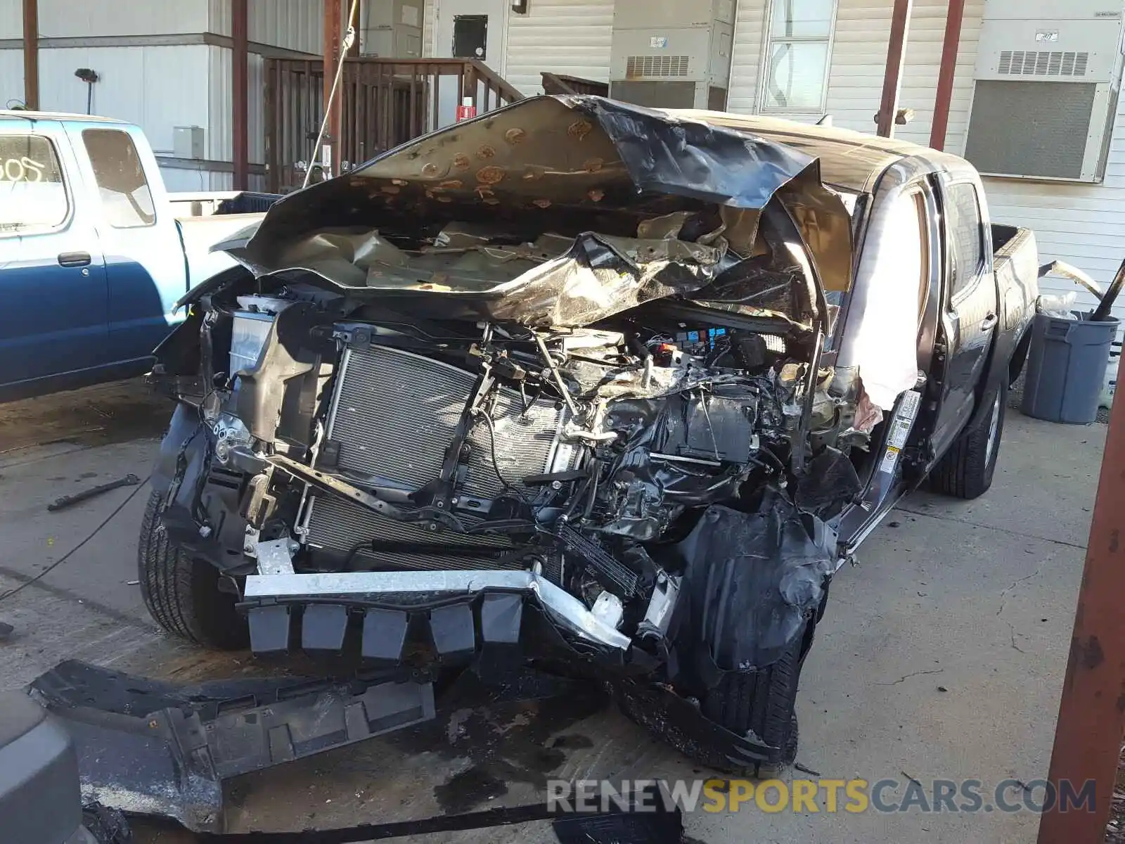 2 Photograph of a damaged car 3TMCZ5AN4KM232854 TOYOTA TACOMA 2019