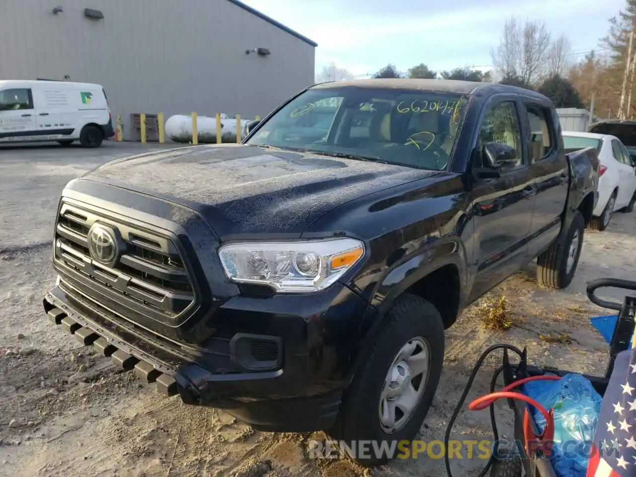 2 Photograph of a damaged car 3TMCZ5AN4KM232952 TOYOTA TACOMA 2019