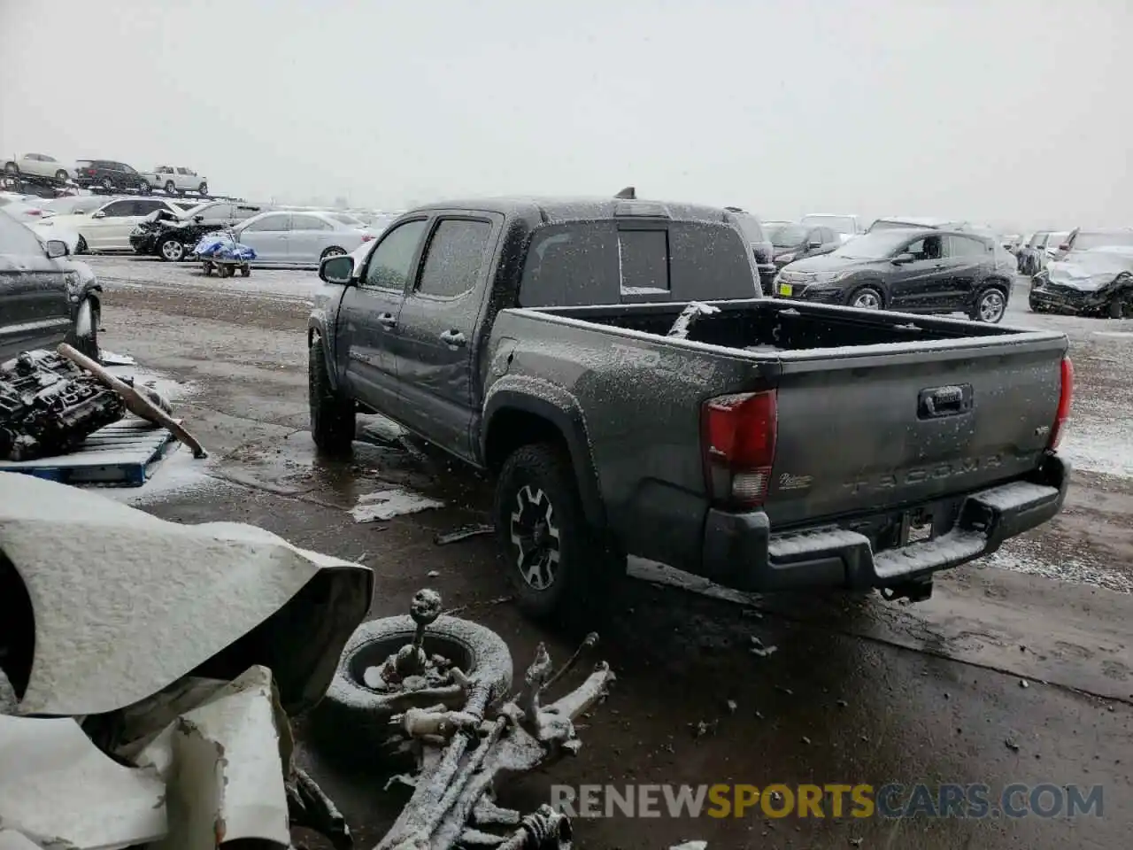 3 Photograph of a damaged car 3TMCZ5AN4KM233809 TOYOTA TACOMA 2019