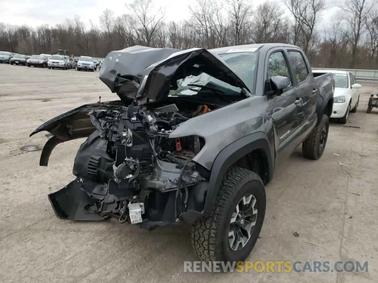 2 Photograph of a damaged car 3TMCZ5AN4KM234409 TOYOTA TACOMA 2019