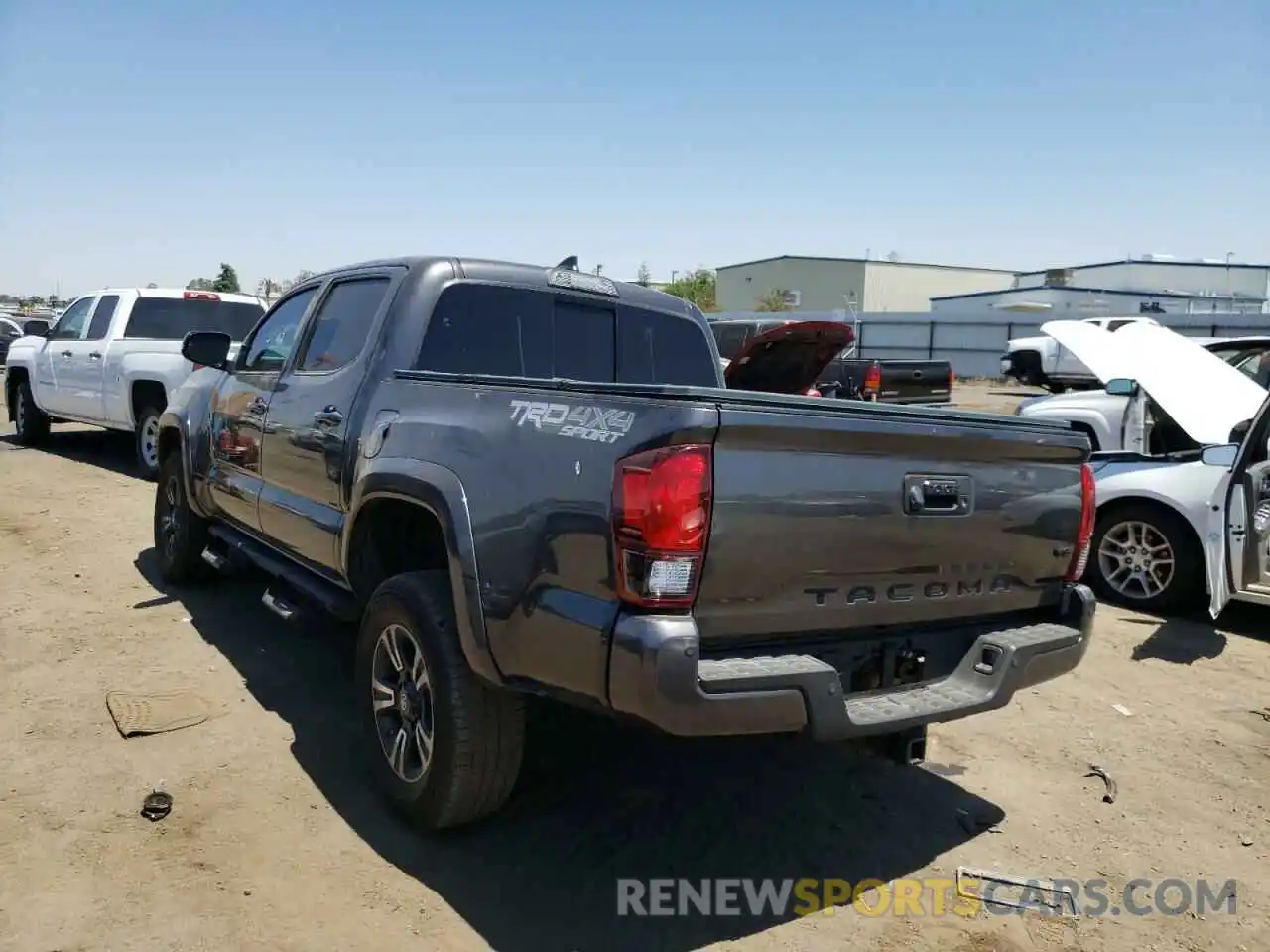 3 Photograph of a damaged car 3TMCZ5AN4KM235009 TOYOTA TACOMA 2019