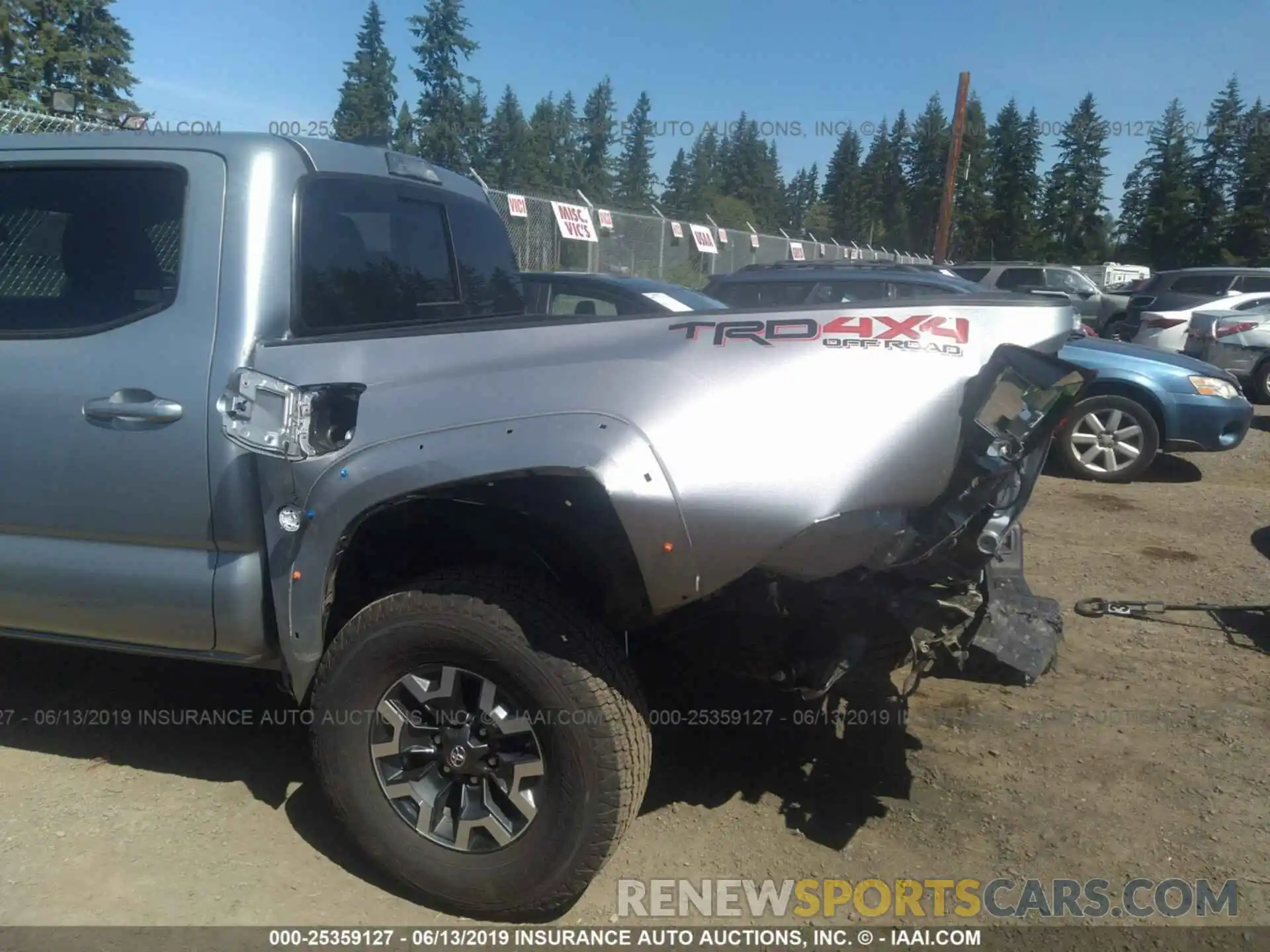 6 Photograph of a damaged car 3TMCZ5AN4KM235298 TOYOTA TACOMA 2019