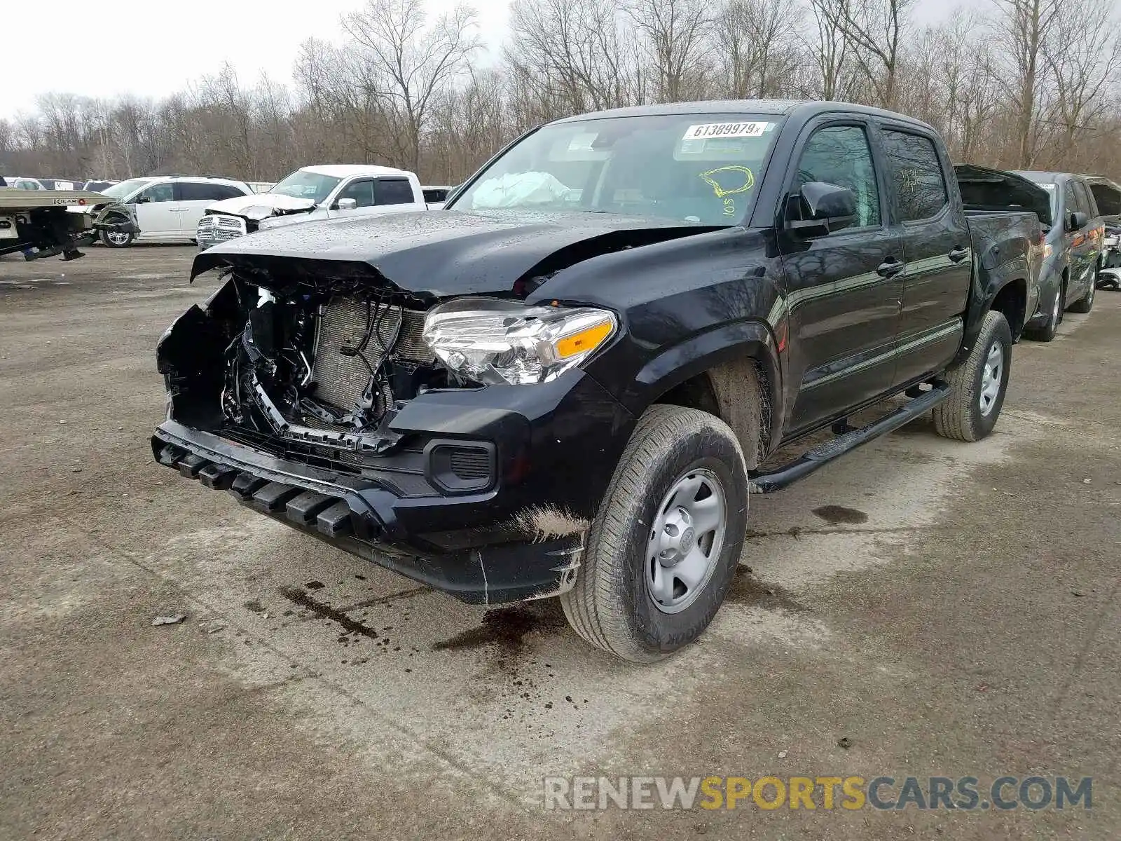 2 Photograph of a damaged car 3TMCZ5AN4KM236080 TOYOTA TACOMA 2019