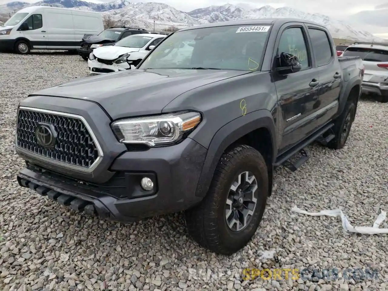 2 Photograph of a damaged car 3TMCZ5AN4KM239786 TOYOTA TACOMA 2019