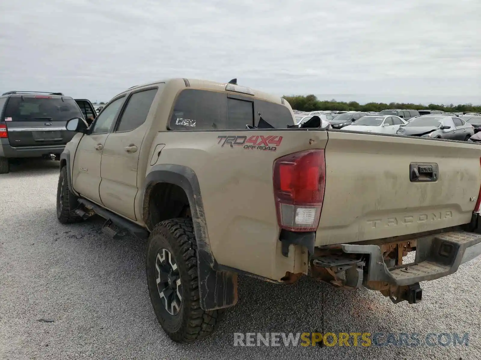 3 Photograph of a damaged car 3TMCZ5AN4KM240730 TOYOTA TACOMA 2019