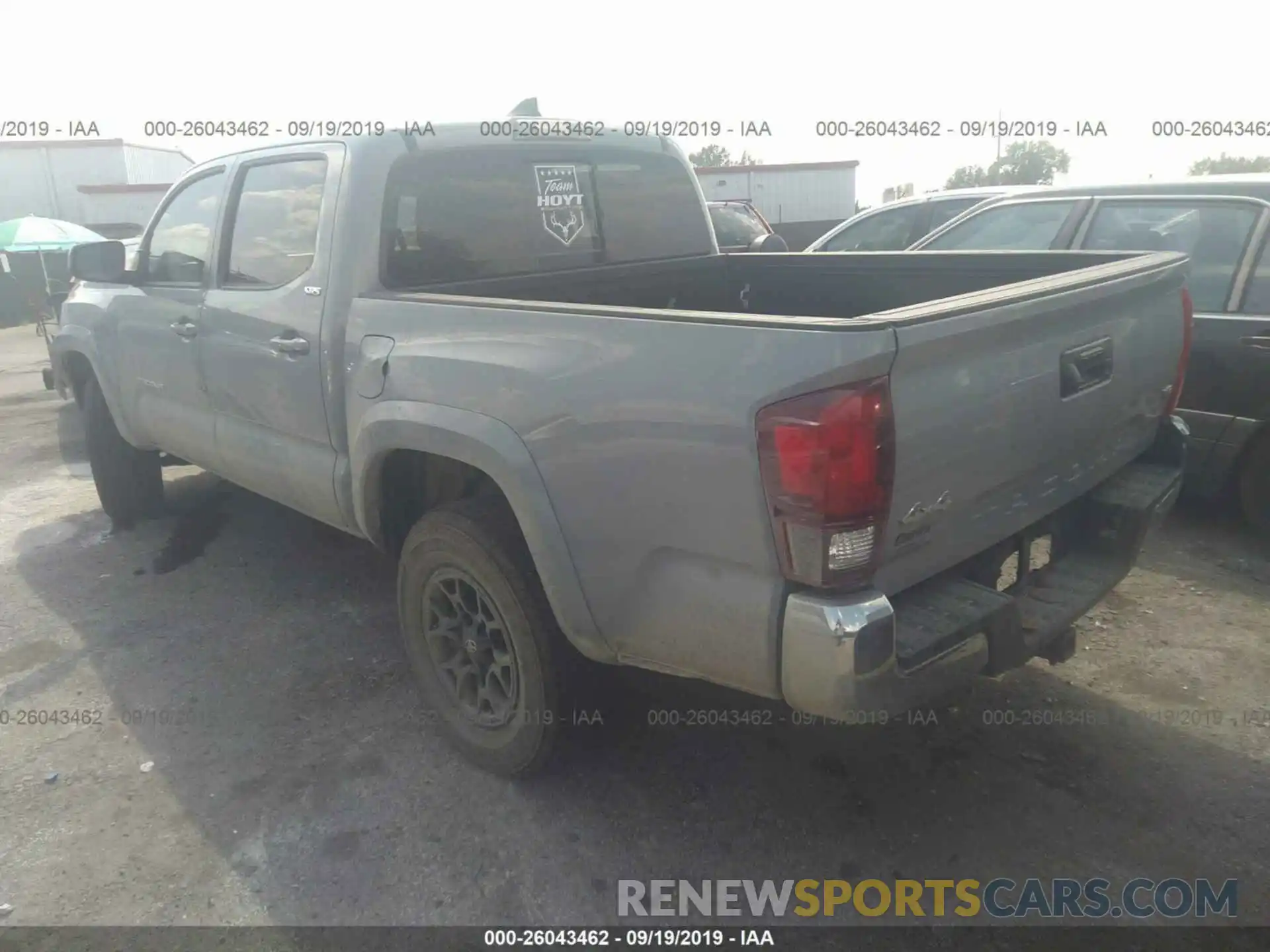 3 Photograph of a damaged car 3TMCZ5AN4KM241800 TOYOTA TACOMA 2019