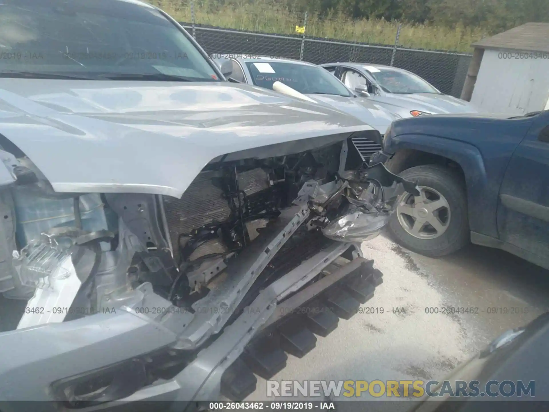 6 Photograph of a damaged car 3TMCZ5AN4KM241800 TOYOTA TACOMA 2019