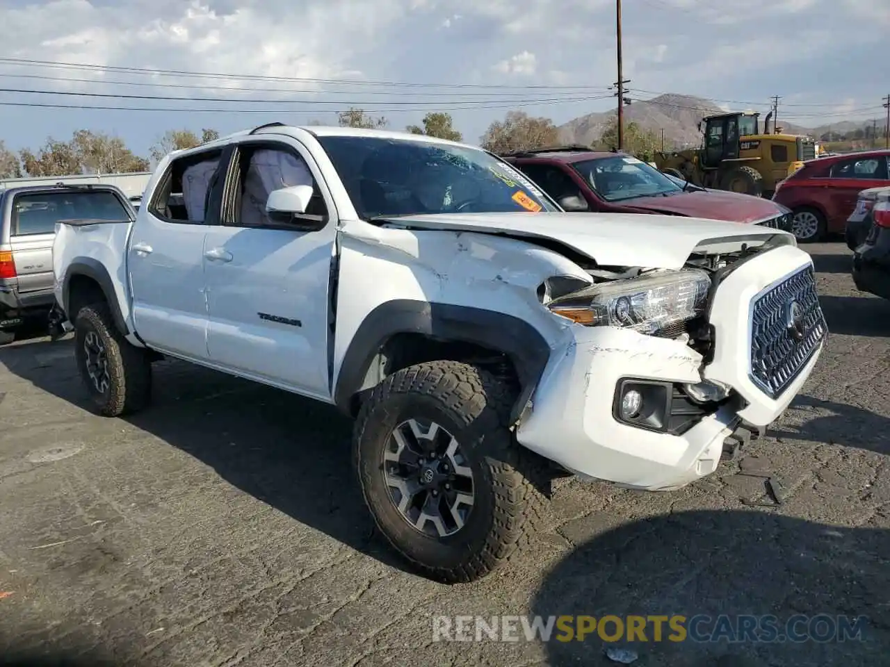 1 Photograph of a damaged car 3TMCZ5AN4KM243109 TOYOTA TACOMA 2019