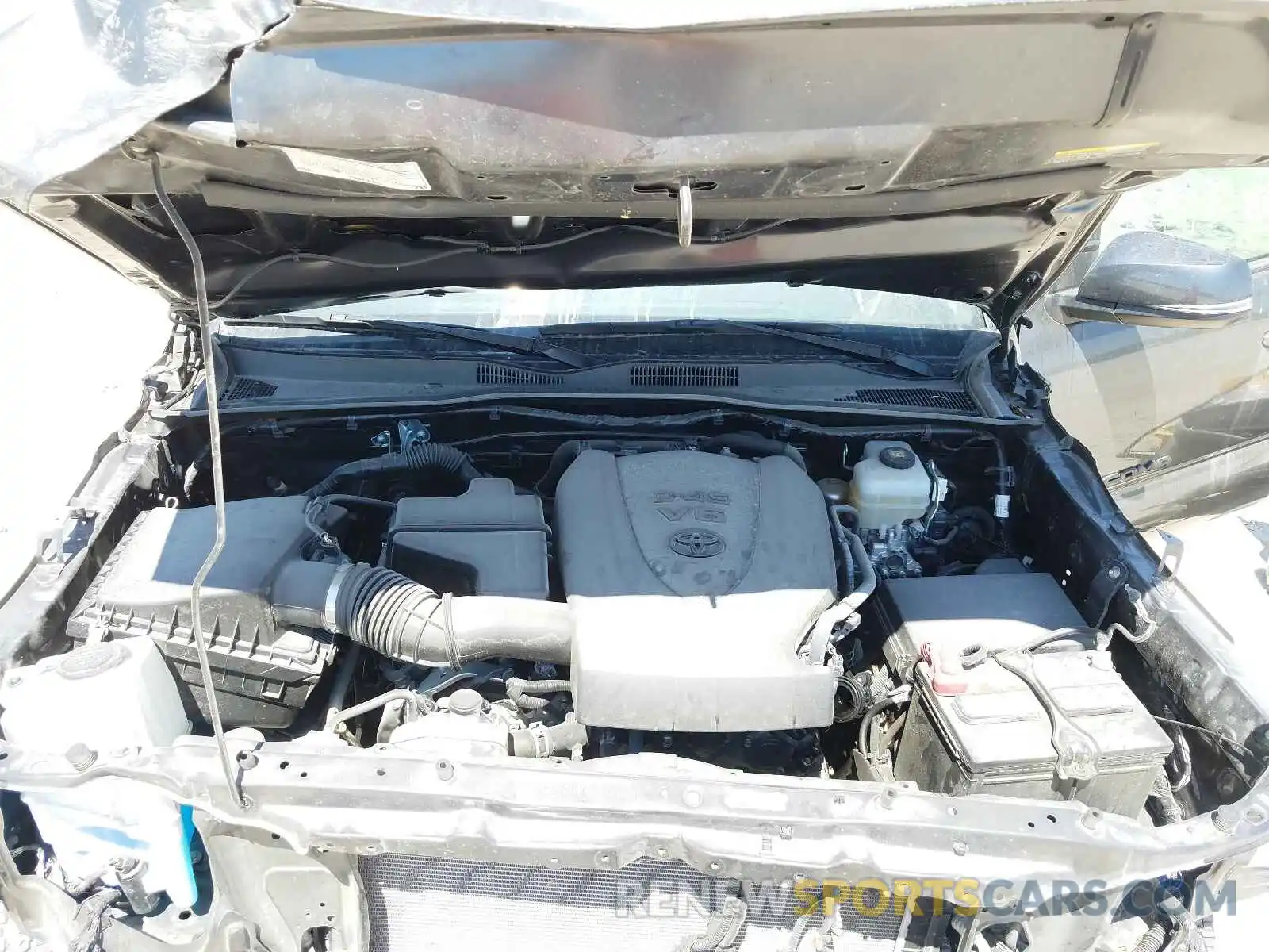 7 Photograph of a damaged car 3TMCZ5AN4KM243918 TOYOTA TACOMA 2019