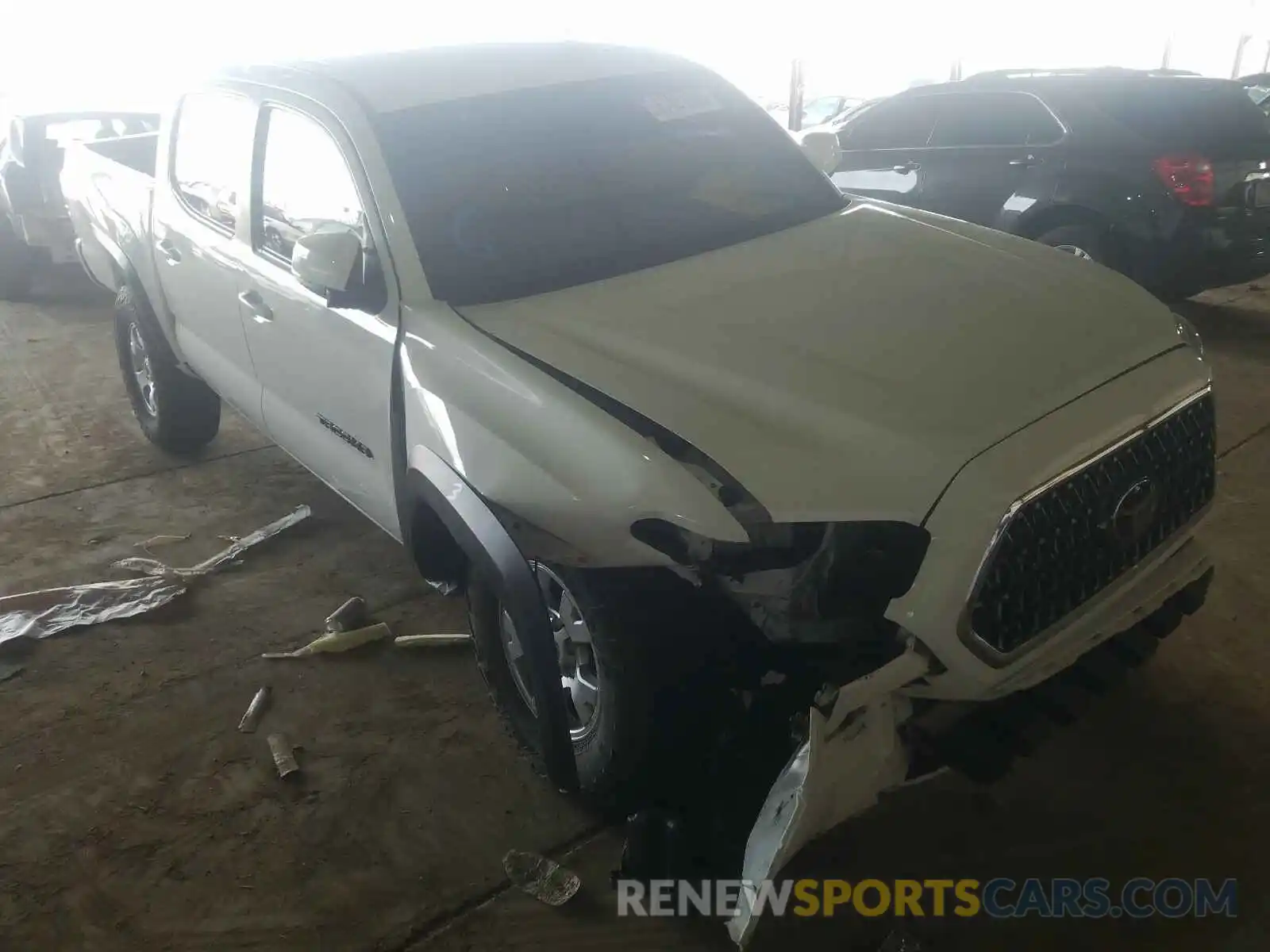 1 Photograph of a damaged car 3TMCZ5AN4KM245183 TOYOTA TACOMA 2019