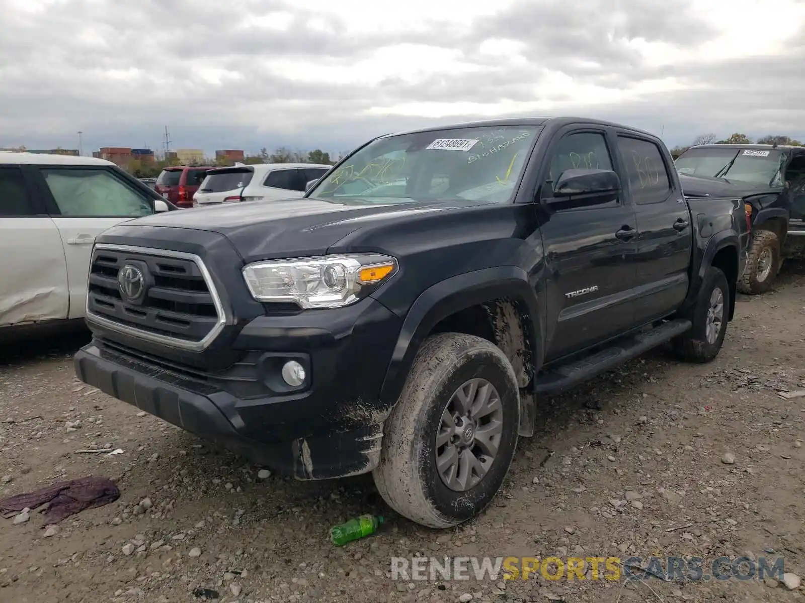 2 Photograph of a damaged car 3TMCZ5AN4KM245989 TOYOTA TACOMA 2019