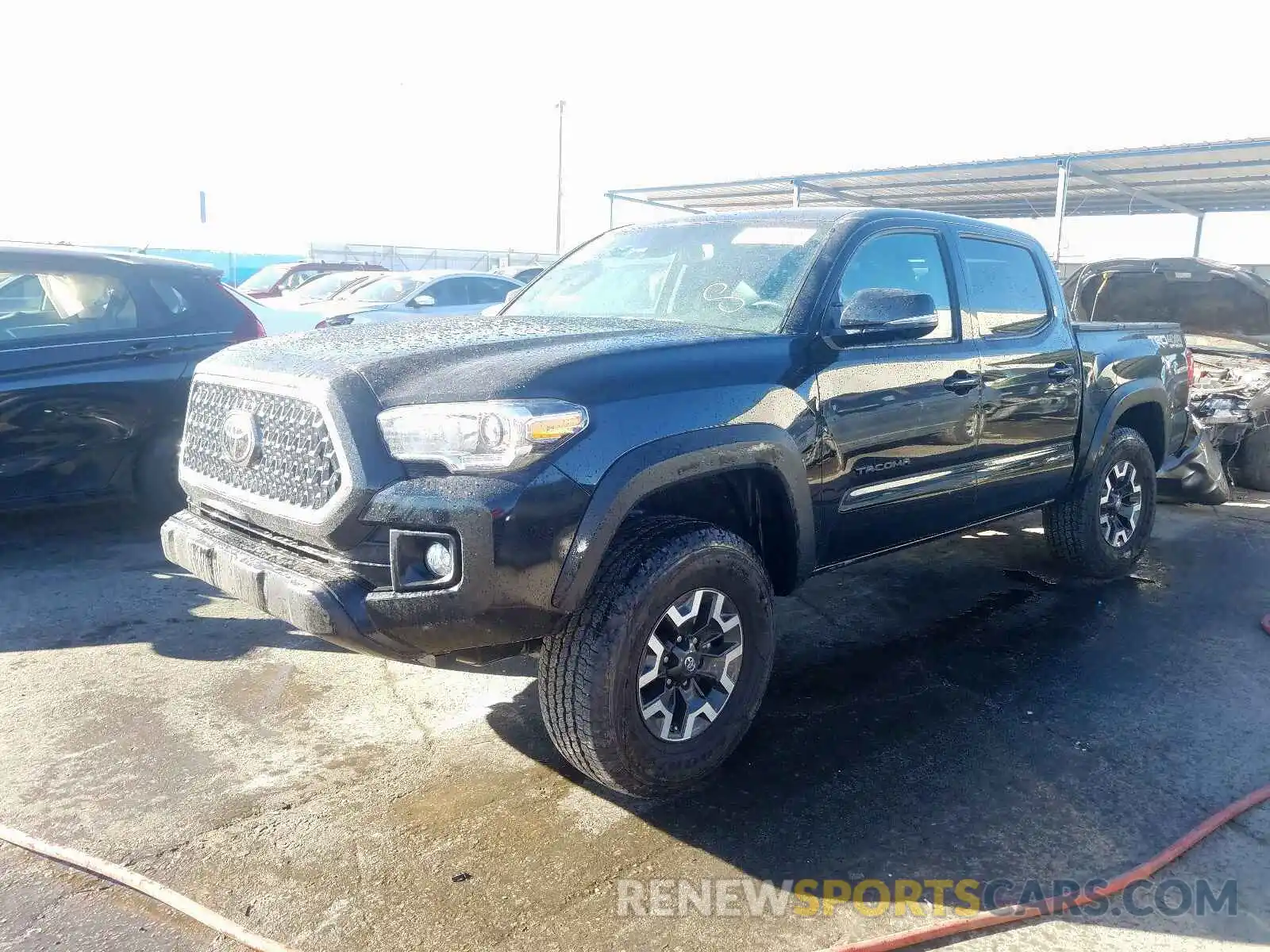 2 Photograph of a damaged car 3TMCZ5AN4KM246687 TOYOTA TACOMA 2019