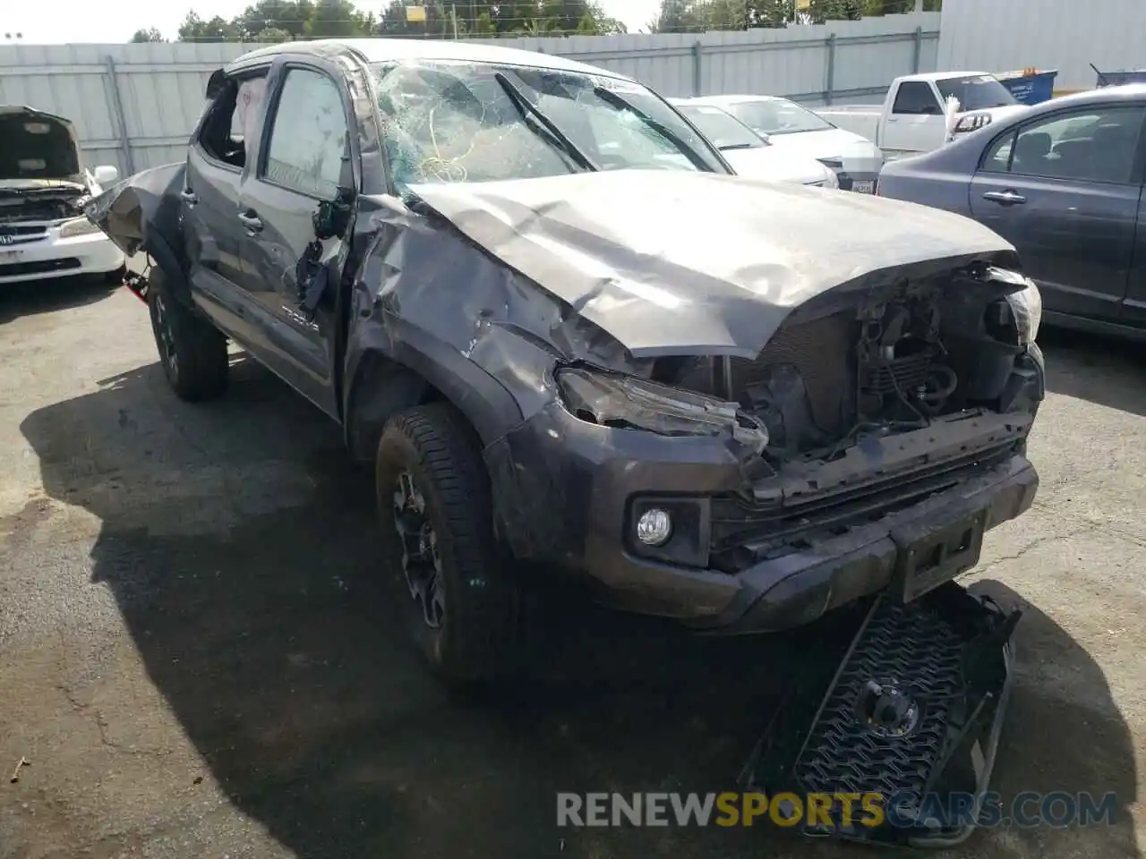 1 Photograph of a damaged car 3TMCZ5AN4KM251579 TOYOTA TACOMA 2019