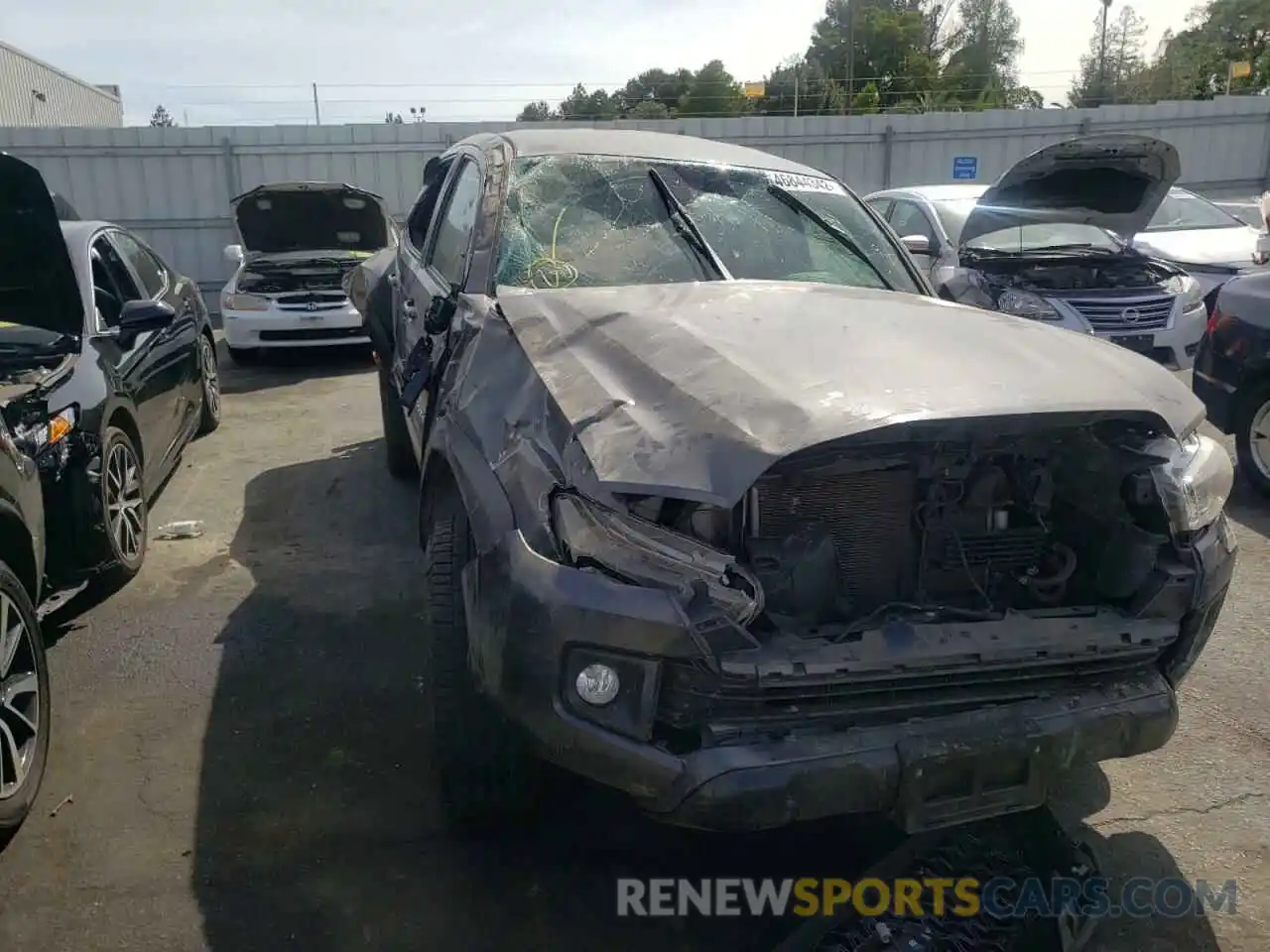 9 Photograph of a damaged car 3TMCZ5AN4KM251579 TOYOTA TACOMA 2019