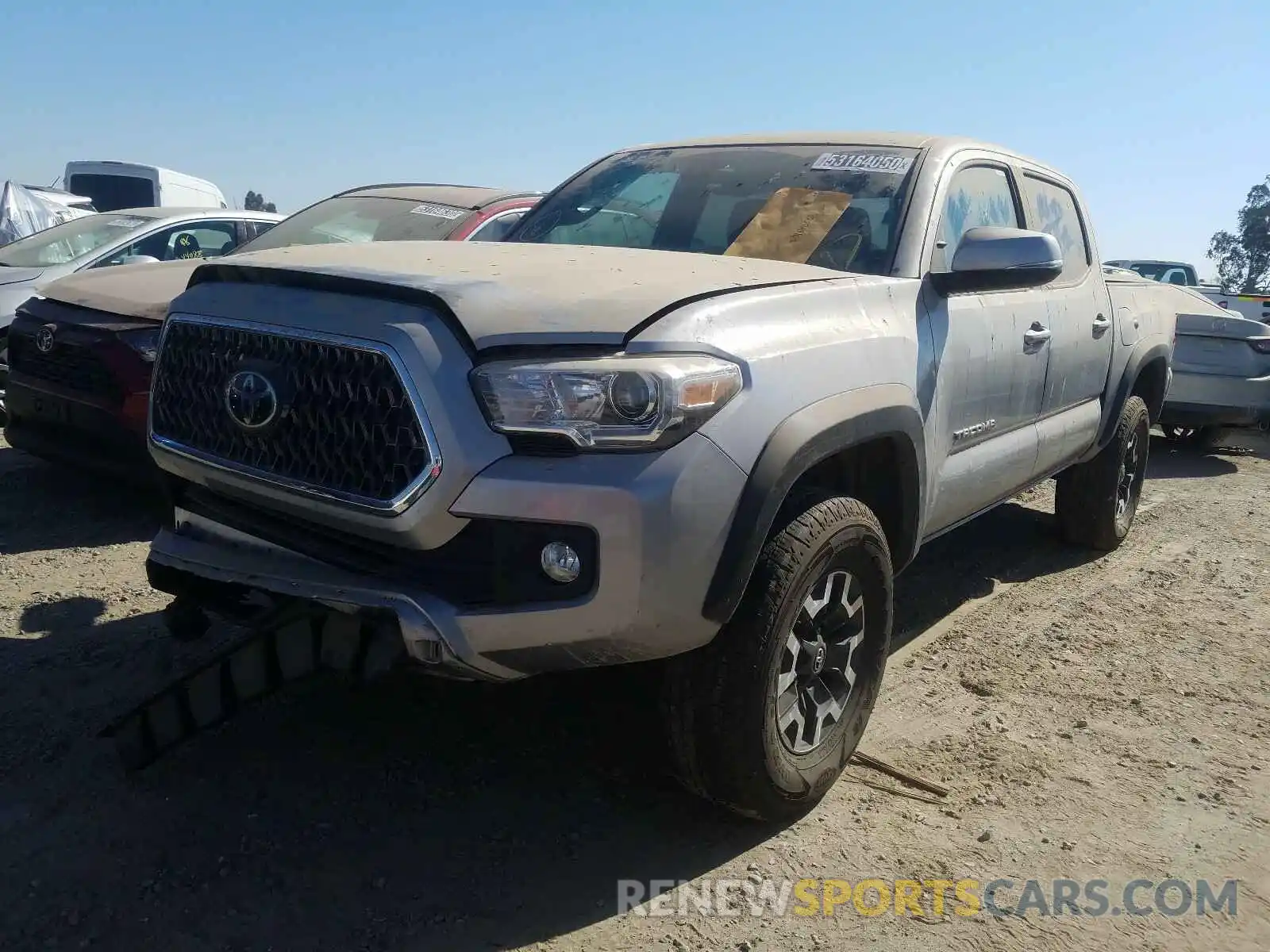 2 Фотография поврежденного автомобиля 3TMCZ5AN4KM256782 TOYOTA TACOMA 2019