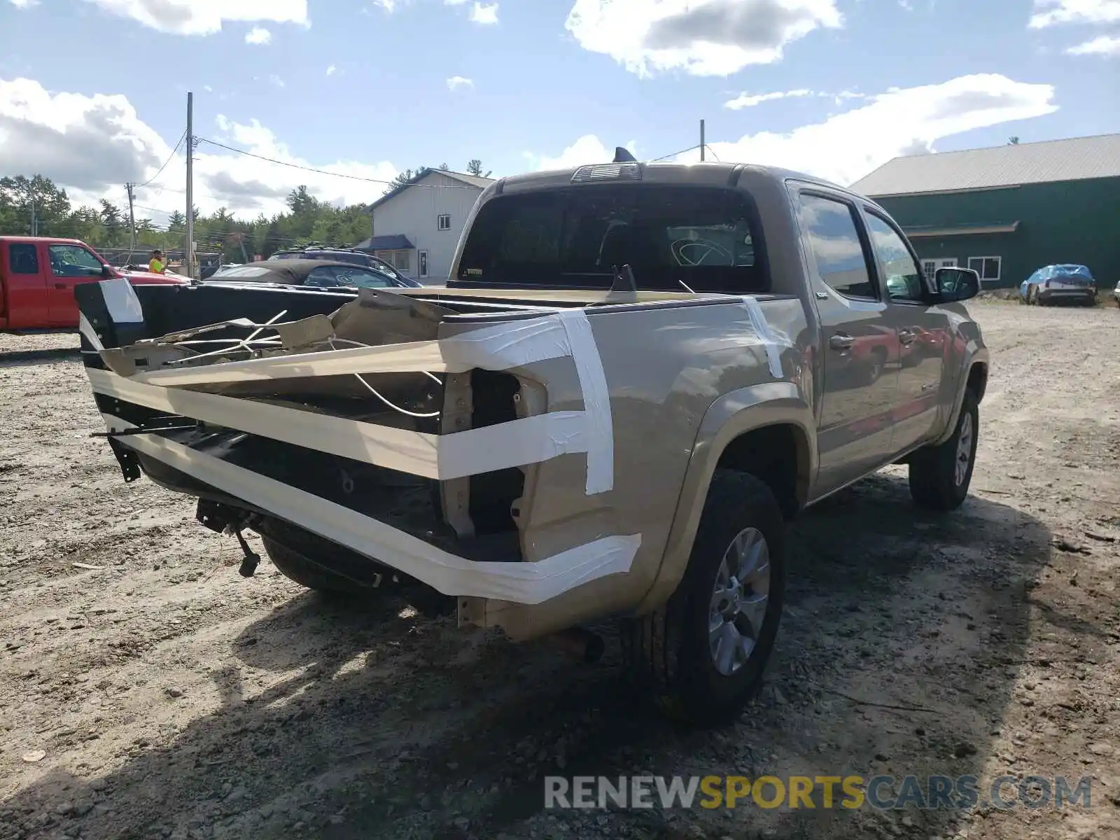 4 Photograph of a damaged car 3TMCZ5AN4KM258760 TOYOTA TACOMA 2019