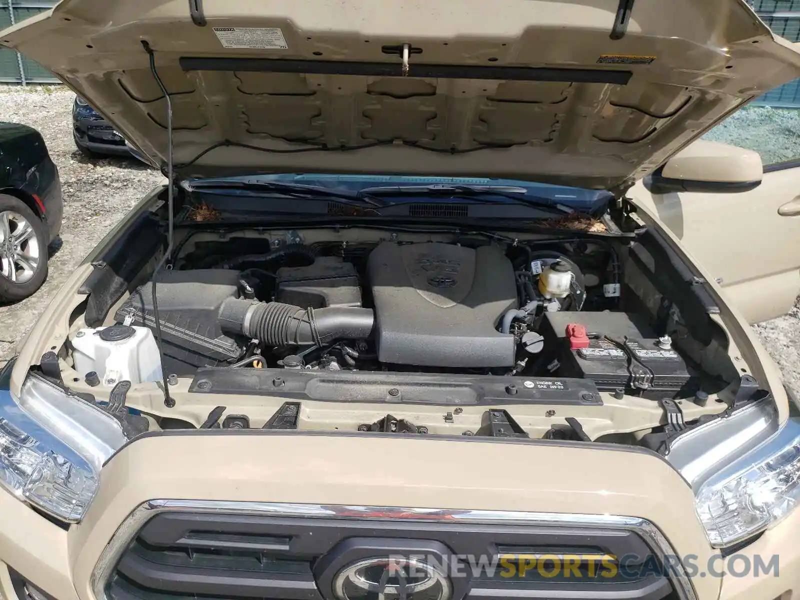 7 Photograph of a damaged car 3TMCZ5AN4KM258760 TOYOTA TACOMA 2019