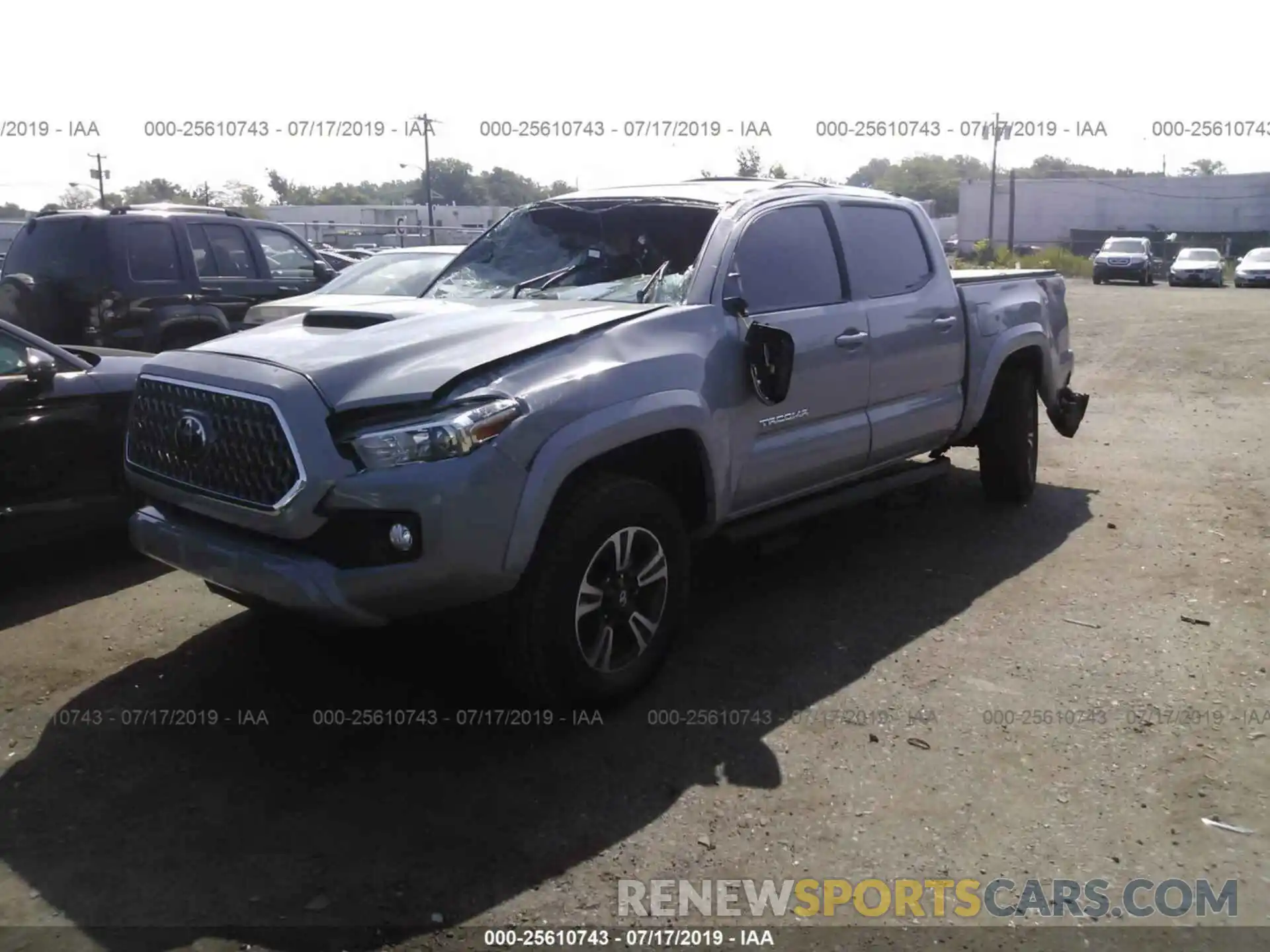 2 Photograph of a damaged car 3TMCZ5AN4KM259861 TOYOTA TACOMA 2019