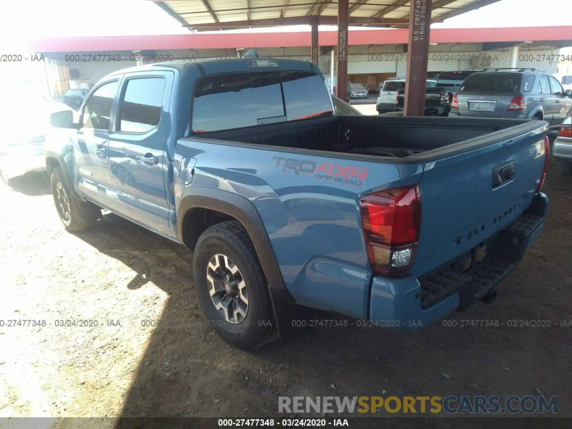 3 Photograph of a damaged car 3TMCZ5AN4KM260394 TOYOTA TACOMA 2019