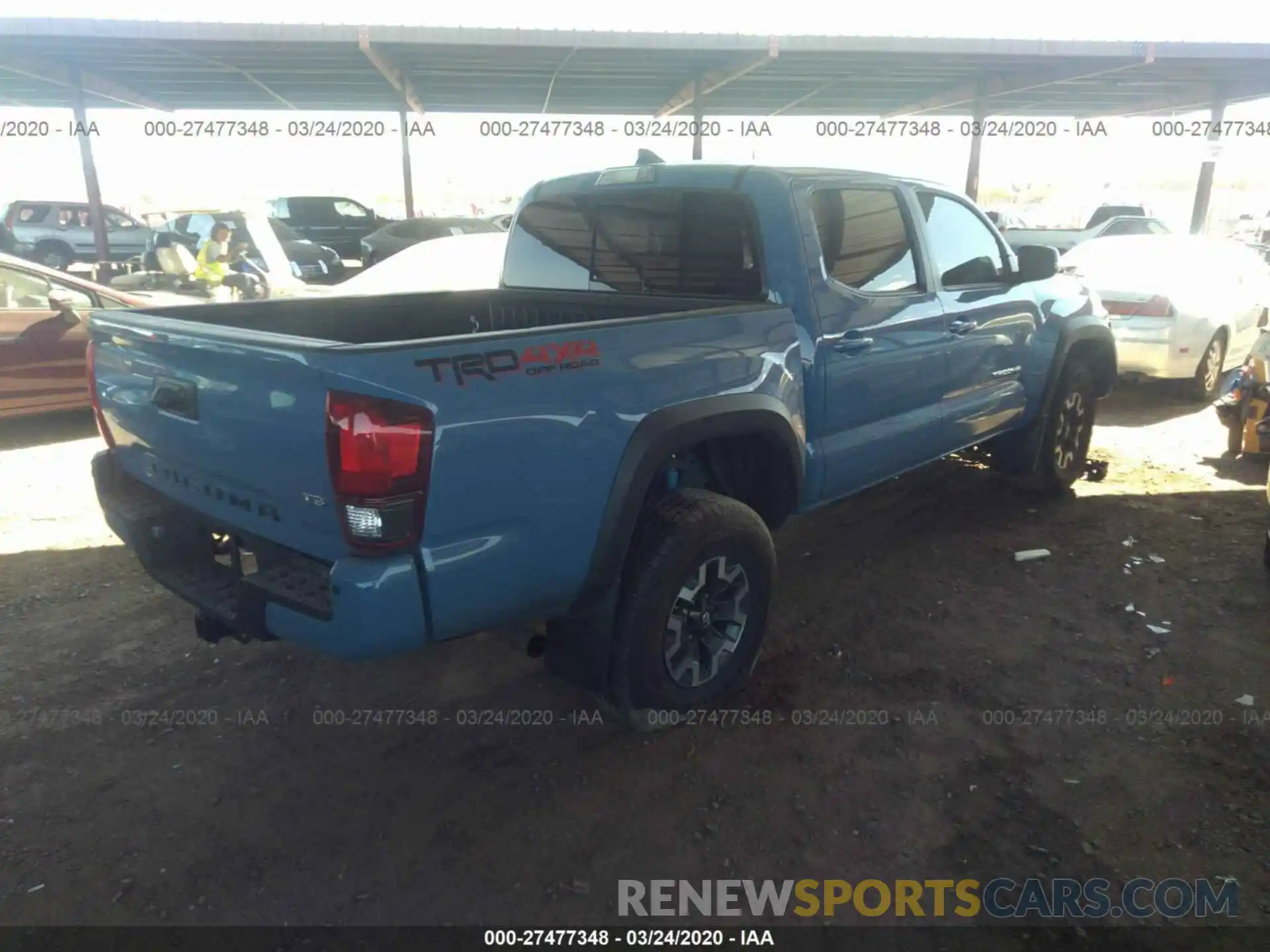 4 Photograph of a damaged car 3TMCZ5AN4KM260394 TOYOTA TACOMA 2019