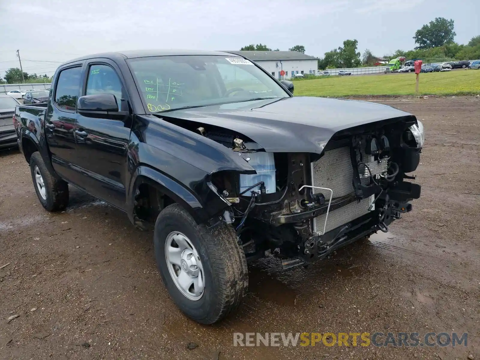 1 Photograph of a damaged car 3TMCZ5AN4KM261089 TOYOTA TACOMA 2019