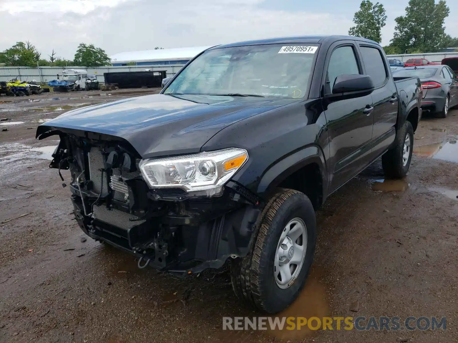 2 Photograph of a damaged car 3TMCZ5AN4KM261089 TOYOTA TACOMA 2019