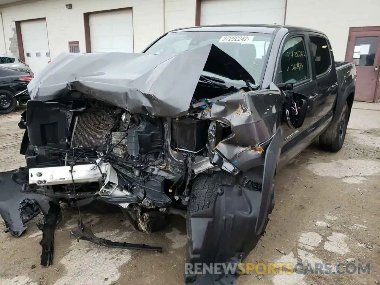 2 Photograph of a damaged car 3TMCZ5AN4KM262436 TOYOTA TACOMA 2019