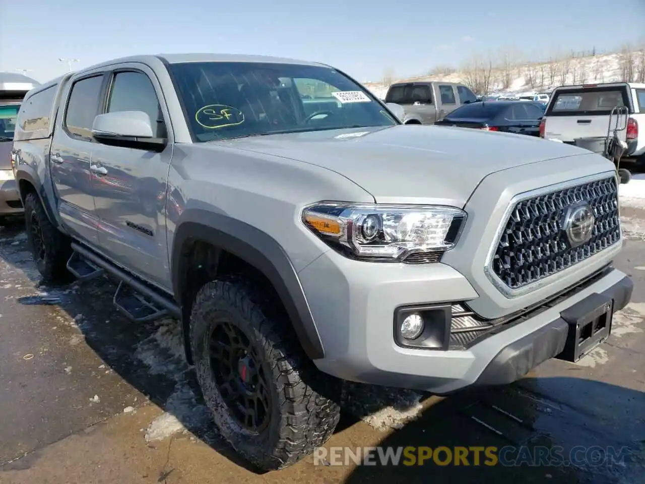 1 Photograph of a damaged car 3TMCZ5AN4KM262694 TOYOTA TACOMA 2019