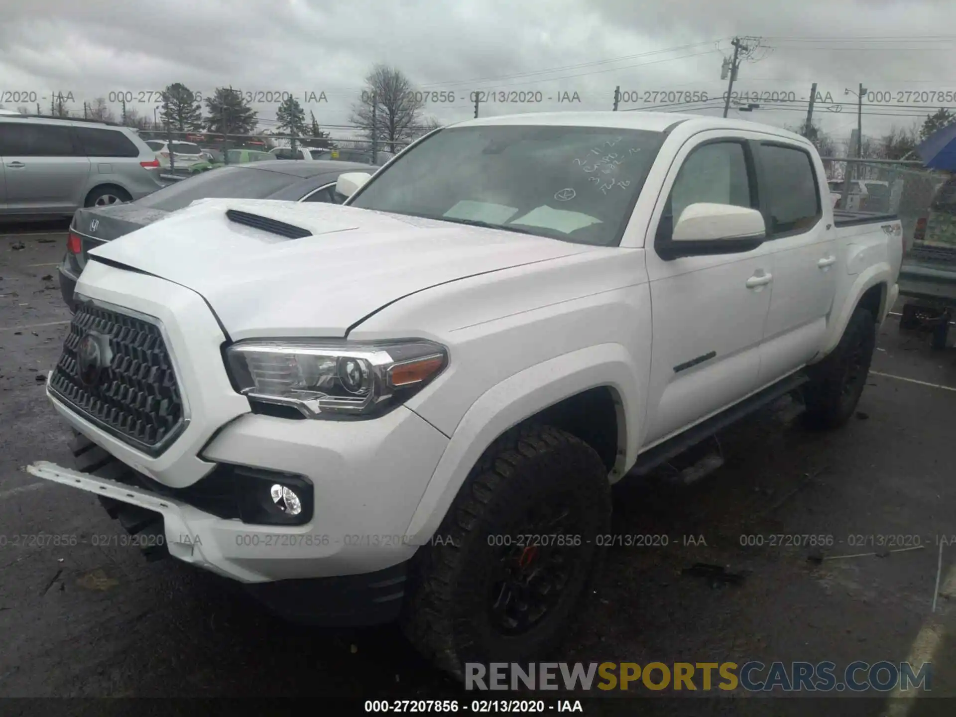 2 Photograph of a damaged car 3TMCZ5AN4KM267491 TOYOTA TACOMA 2019