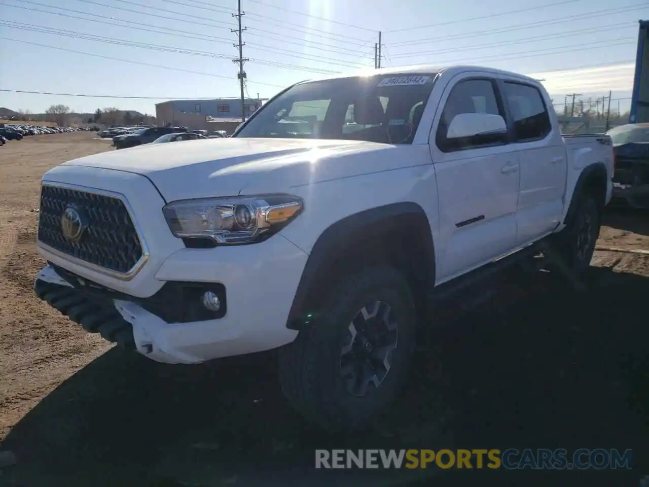 2 Photograph of a damaged car 3TMCZ5AN4KM267846 TOYOTA TACOMA 2019