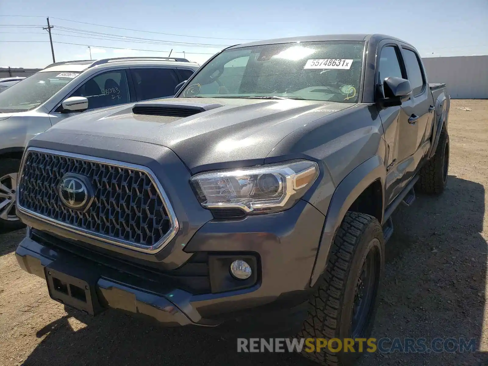 2 Photograph of a damaged car 3TMCZ5AN4KM270987 TOYOTA TACOMA 2019