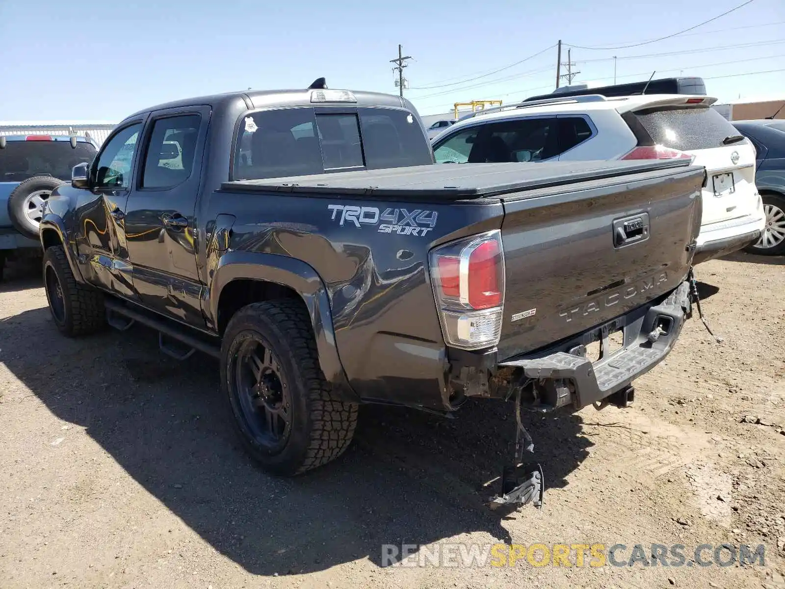 3 Photograph of a damaged car 3TMCZ5AN4KM270987 TOYOTA TACOMA 2019