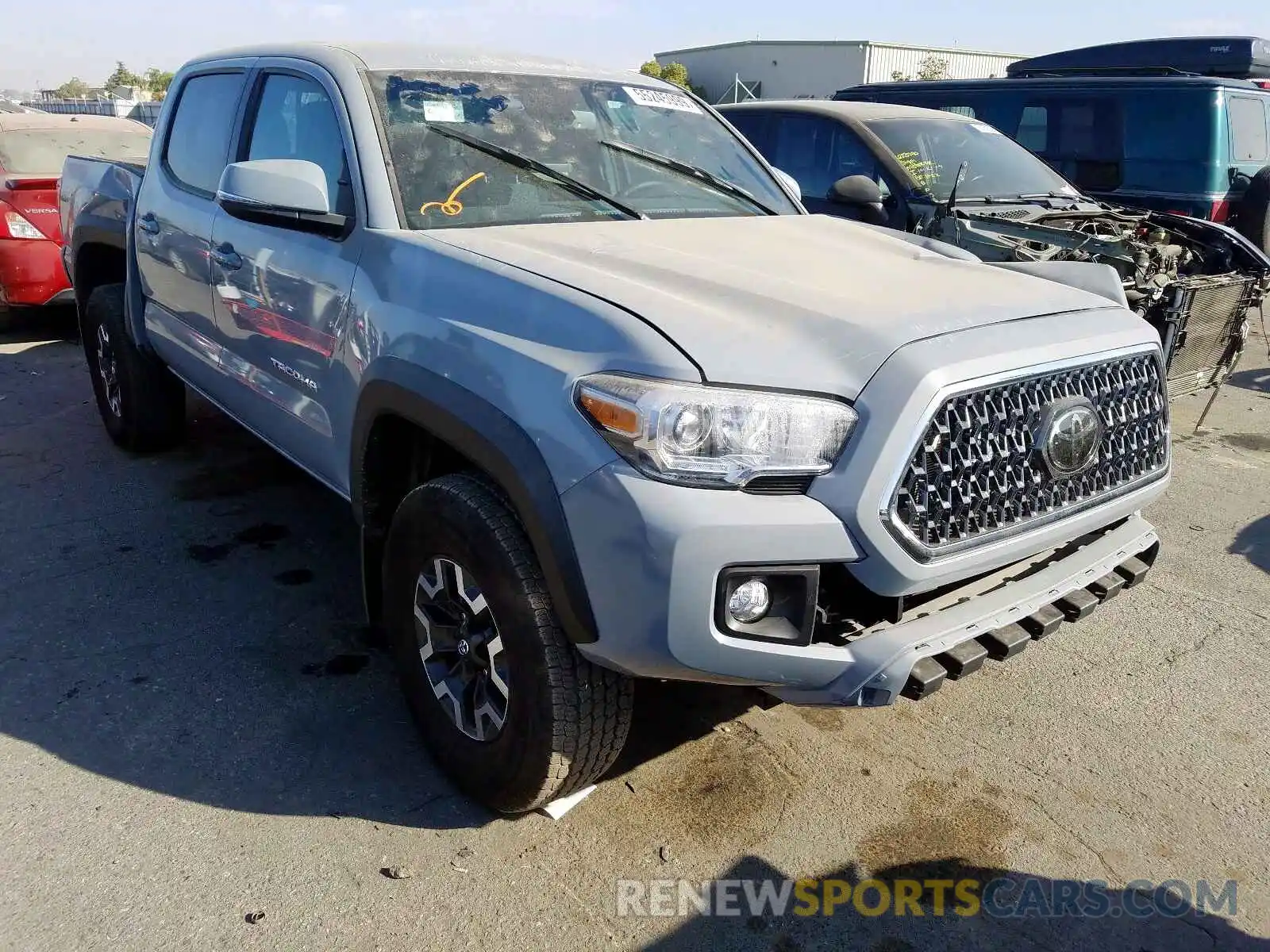 1 Photograph of a damaged car 3TMCZ5AN4KM272271 TOYOTA TACOMA 2019