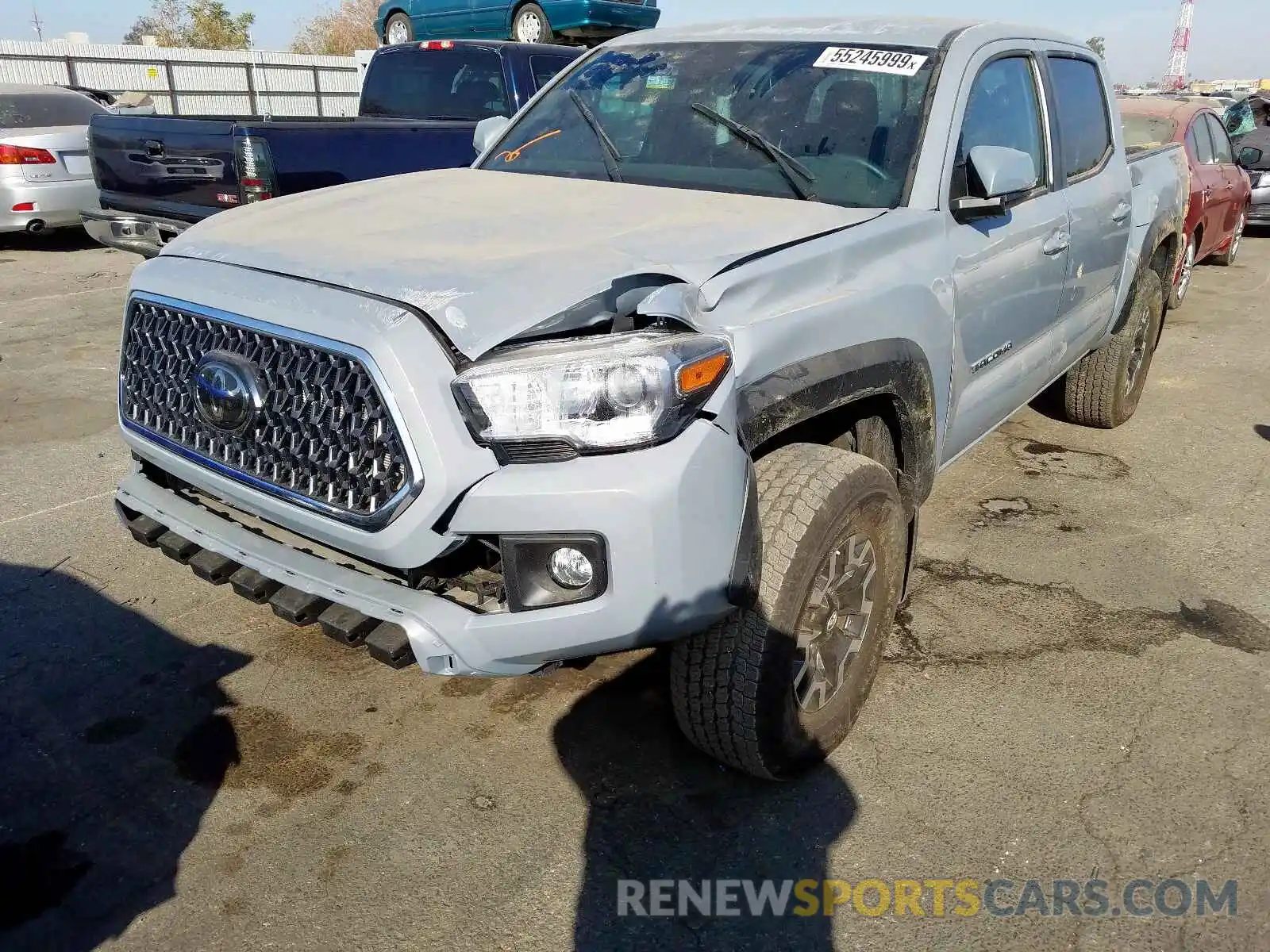 2 Photograph of a damaged car 3TMCZ5AN4KM272271 TOYOTA TACOMA 2019