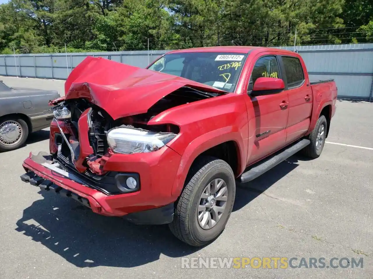 2 Photograph of a damaged car 3TMCZ5AN4KM273792 TOYOTA TACOMA 2019