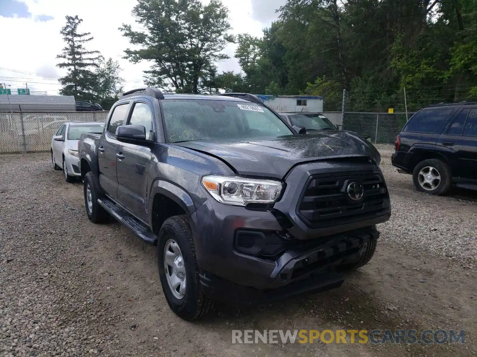 1 Photograph of a damaged car 3TMCZ5AN4KM283769 TOYOTA TACOMA 2019