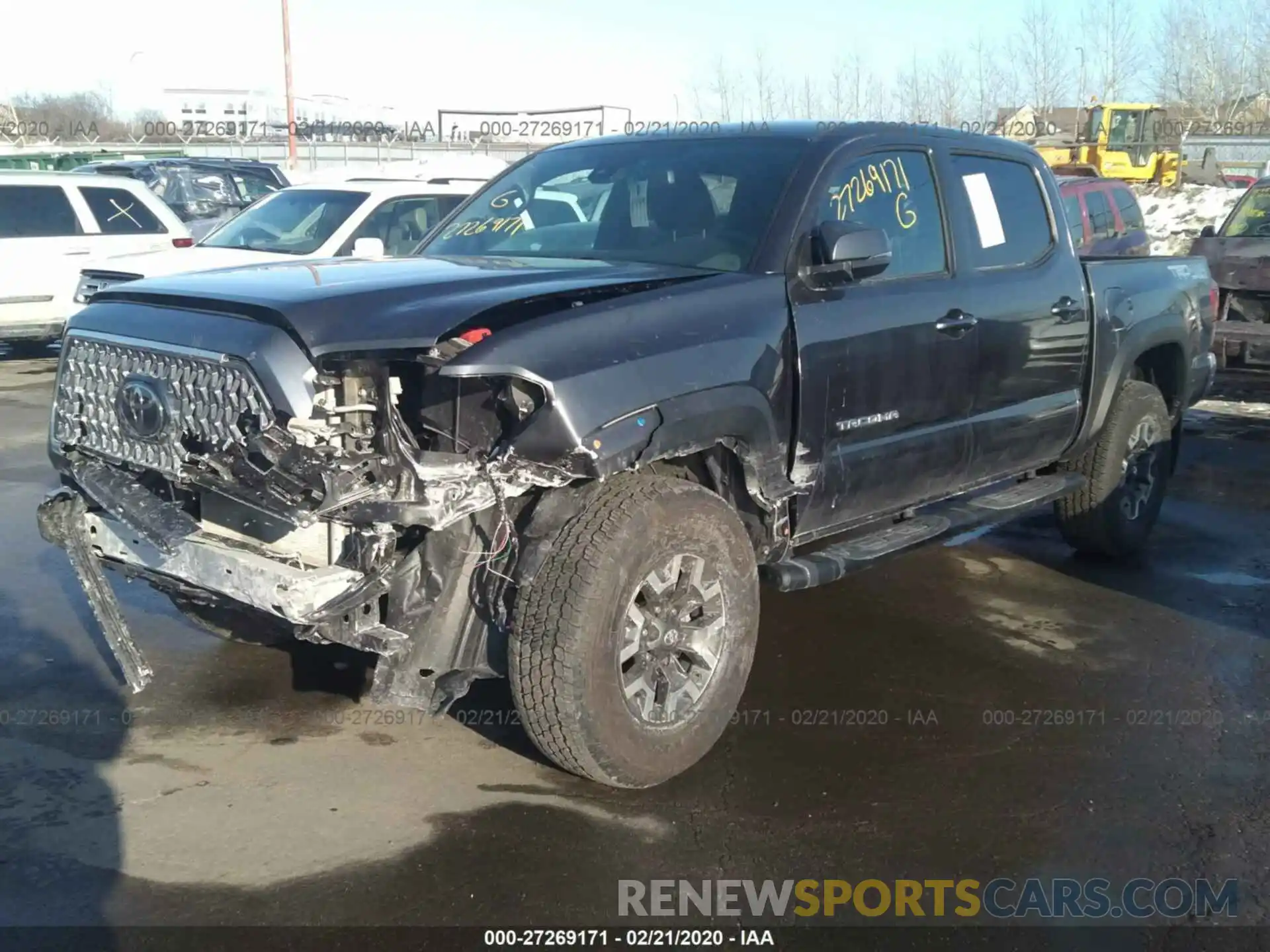 6 Photograph of a damaged car 3TMCZ5AN4KM286994 TOYOTA TACOMA 2019