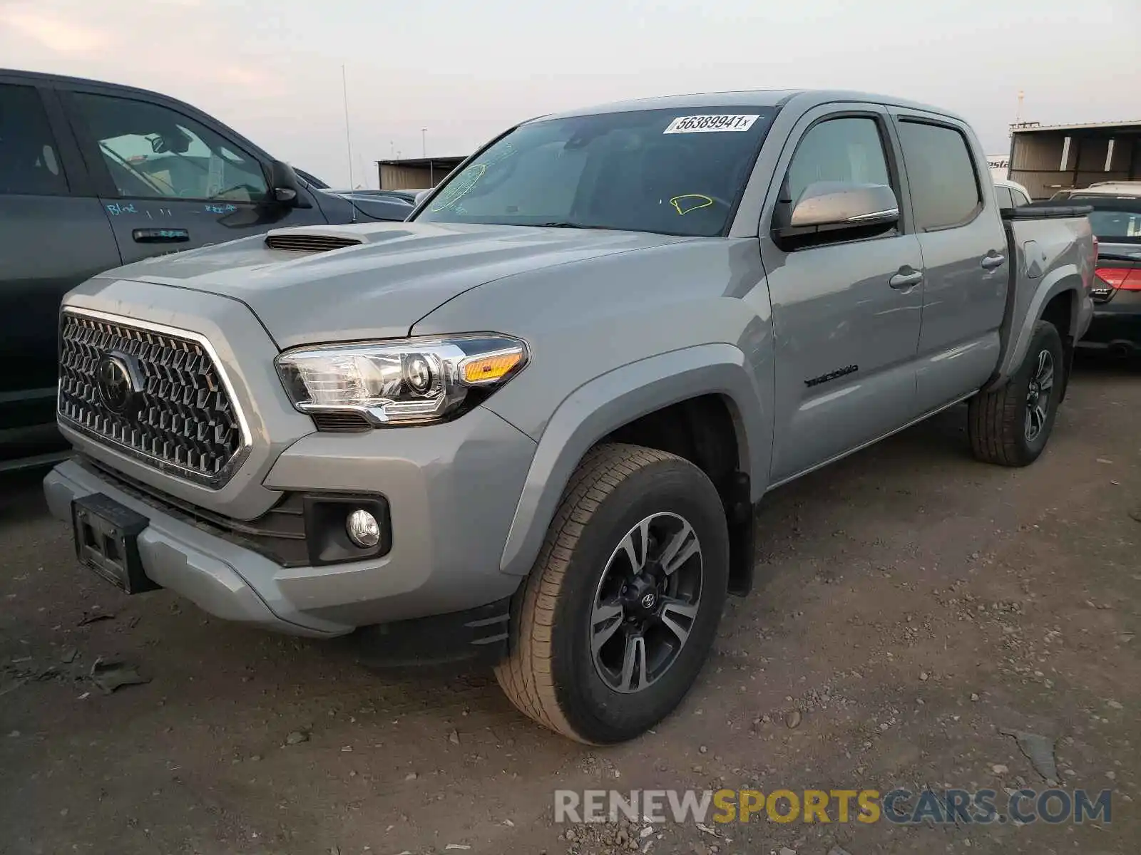 2 Photograph of a damaged car 3TMCZ5AN4KM287904 TOYOTA TACOMA 2019