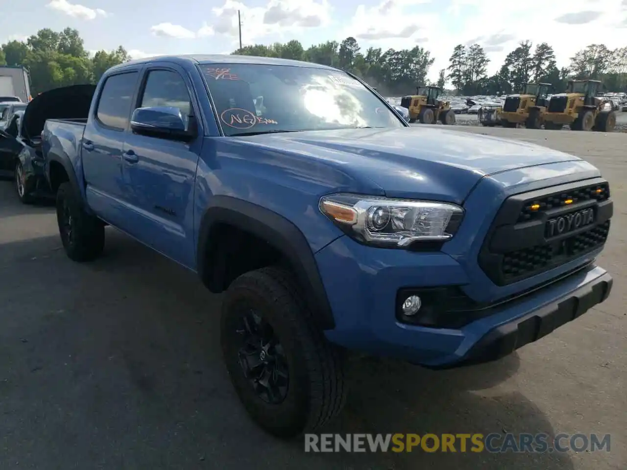 1 Photograph of a damaged car 3TMCZ5AN5KM190940 TOYOTA TACOMA 2019