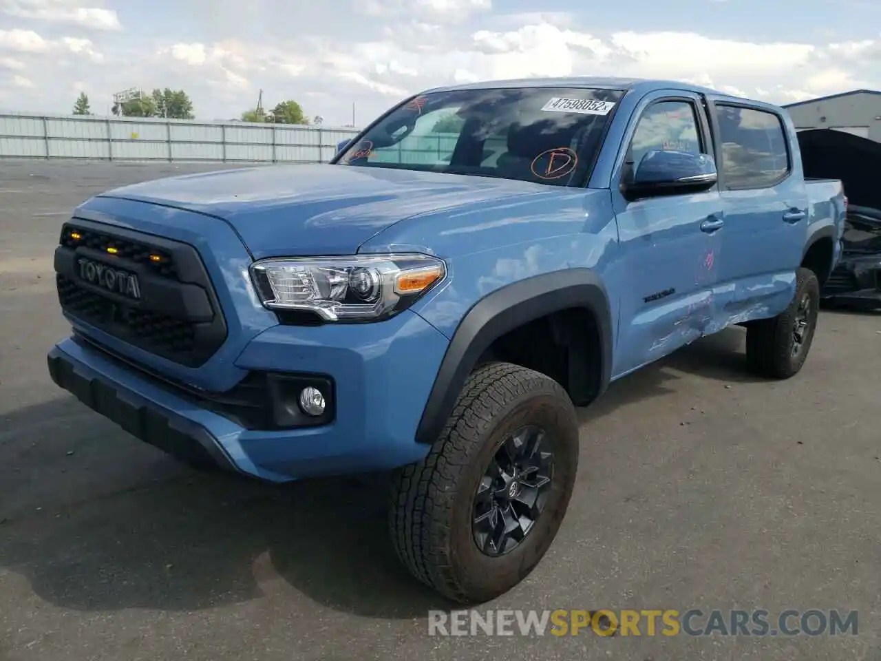 2 Photograph of a damaged car 3TMCZ5AN5KM190940 TOYOTA TACOMA 2019