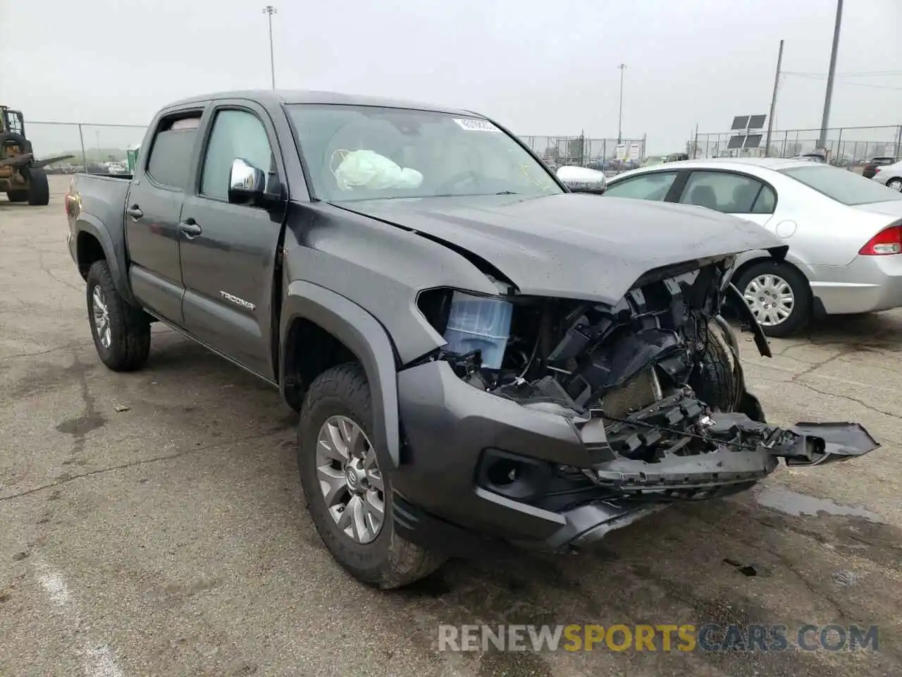 1 Photograph of a damaged car 3TMCZ5AN5KM191585 TOYOTA TACOMA 2019