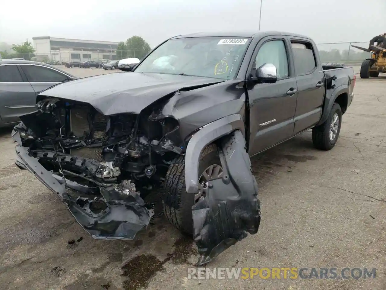 2 Photograph of a damaged car 3TMCZ5AN5KM191585 TOYOTA TACOMA 2019