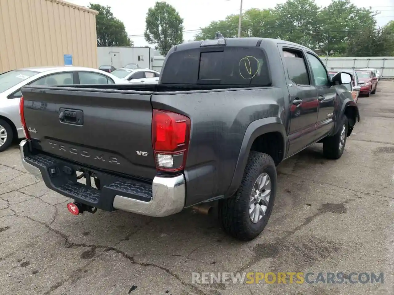 4 Photograph of a damaged car 3TMCZ5AN5KM191585 TOYOTA TACOMA 2019