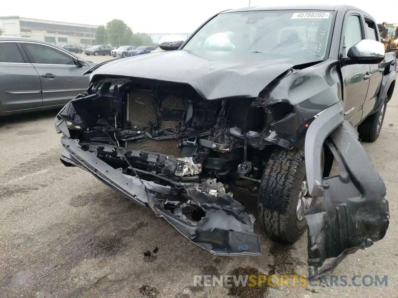 9 Photograph of a damaged car 3TMCZ5AN5KM191585 TOYOTA TACOMA 2019