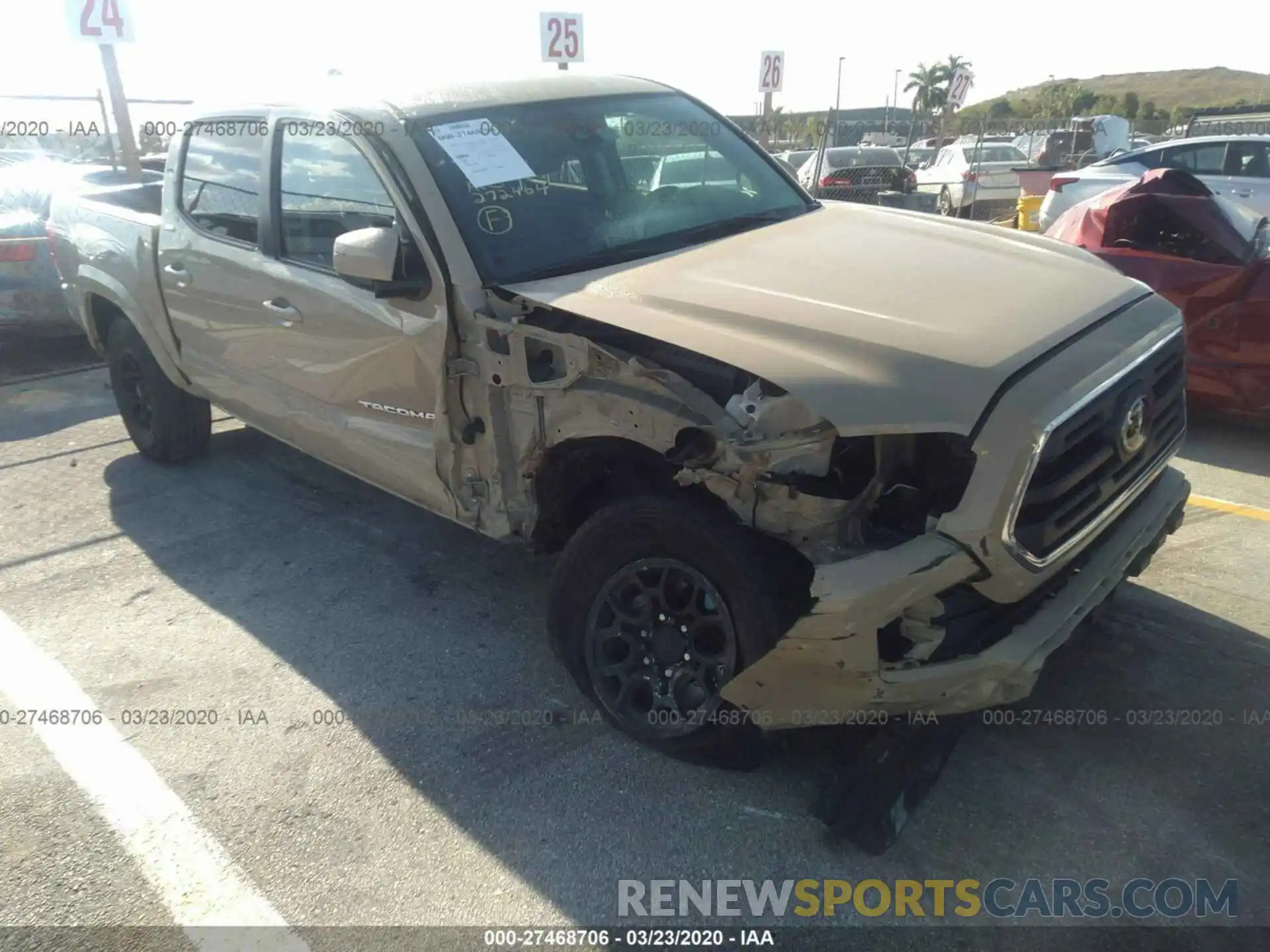 6 Photograph of a damaged car 3TMCZ5AN5KM193966 TOYOTA TACOMA 2019