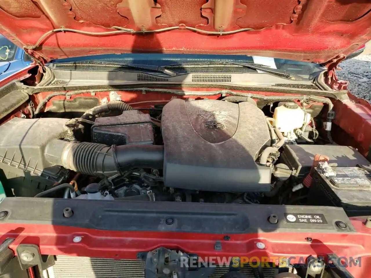 7 Photograph of a damaged car 3TMCZ5AN5KM194535 TOYOTA TACOMA 2019