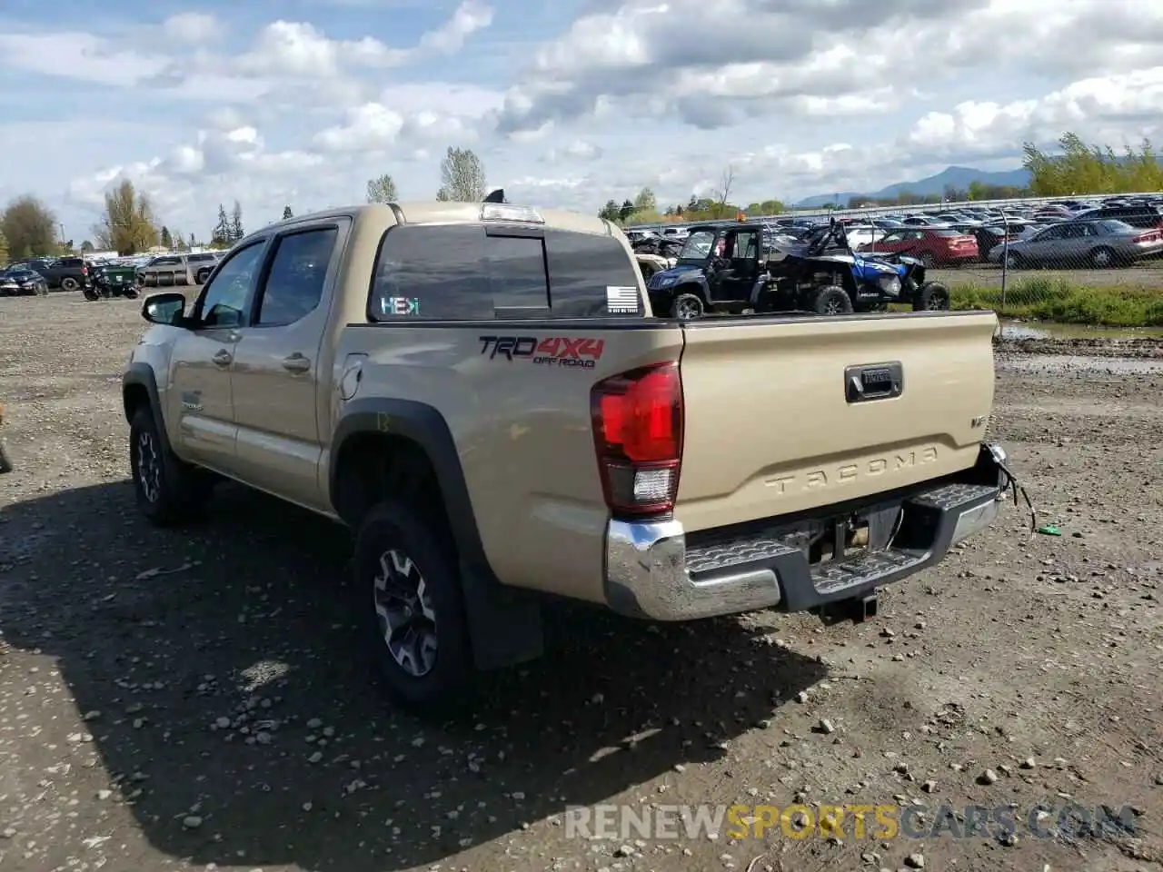 3 Photograph of a damaged car 3TMCZ5AN5KM197595 TOYOTA TACOMA 2019