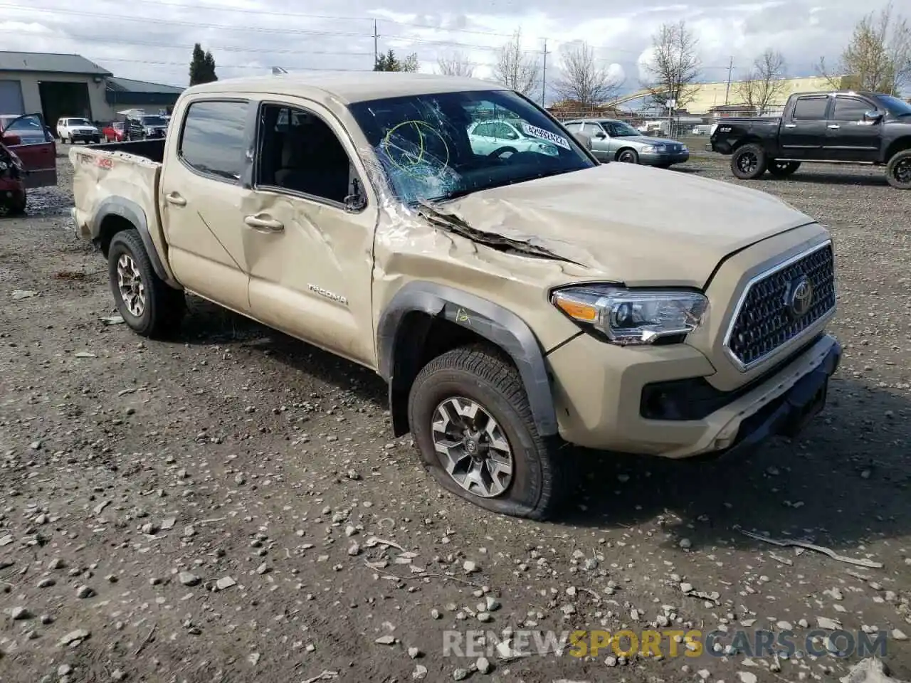 9 Photograph of a damaged car 3TMCZ5AN5KM197595 TOYOTA TACOMA 2019