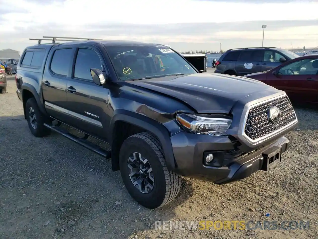 1 Photograph of a damaged car 3TMCZ5AN5KM202553 TOYOTA TACOMA 2019