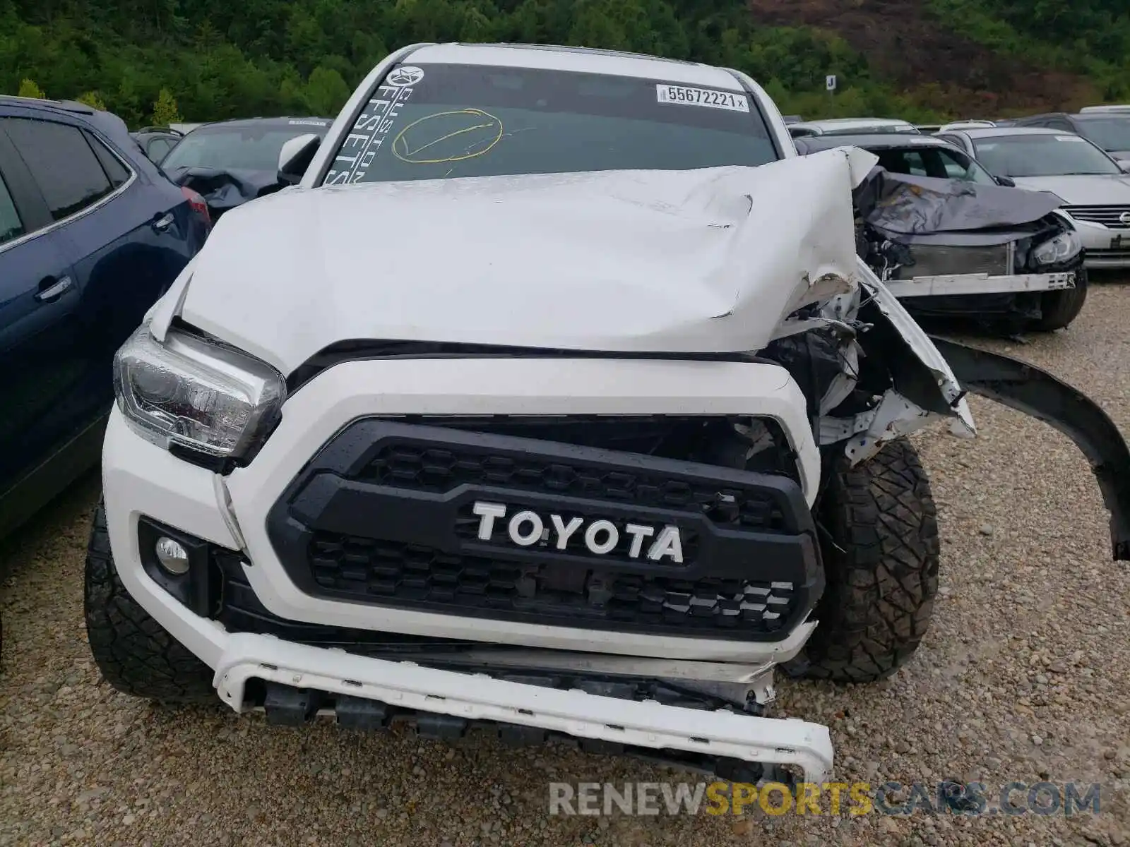 7 Photograph of a damaged car 3TMCZ5AN5KM203265 TOYOTA TACOMA 2019